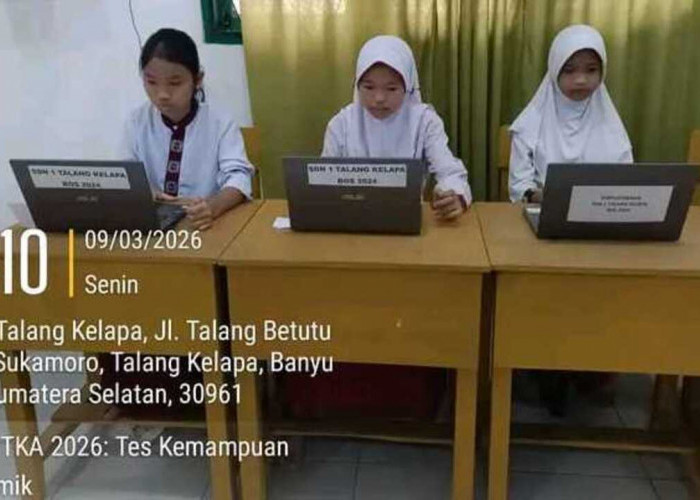 Menjelang TKA, Kepala SDN 1 Talang Kelapa Berikan Pesan Penting untuk Para Siswa