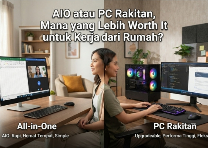 AIO atau PC Rakitan, Mana yang Lebih Worth It untuk Kerja dari Rumah?
