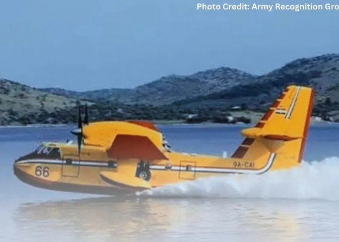 Mengenal Canadair CL-415, Pesawat Amfibi Pemadam Kebakaran yang Bisa Menyedot 6.137 Liter Air dalam 12 Detik