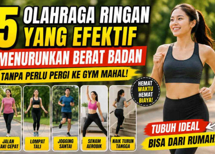 Turun Berat Badan Tanpa Gym Mahal? Coba 5 Olahraga Ringan Ini, Lemak Membandel Dijamin Mulai Luruh!