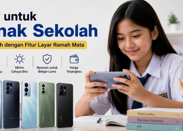 Cari HP untuk Anak Sekolah? Ini Pilihan Smartphone Murah dengan Fitur Layar Ramah Mata