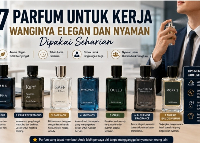 7 Parfum untuk Kerja yang Wanginya Elegan dan Nyaman Dipakai Seharian