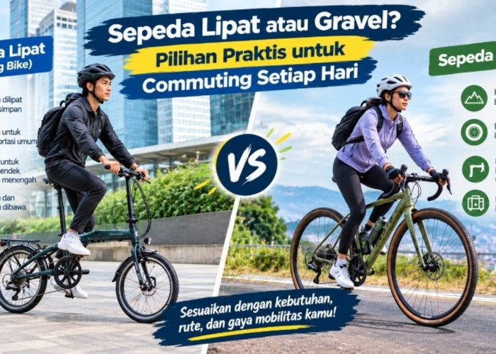 Sepeda Lipat atau Gravel? Pilihan Praktis untuk Commuting Setiap Hari