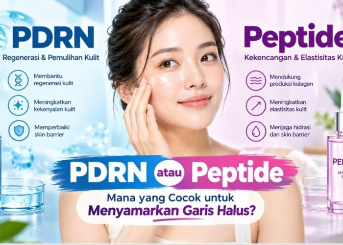 PDRN atau Peptide, Mana yang Cocok untuk Menyamarkan Garis Halus?