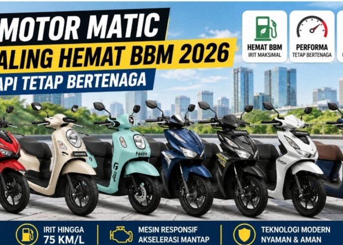 Bukan Cuma Honda BeAT, Ini 7 Motor Matic Paling Hemat BBM 2026 tapi Tetap Bertenaga
