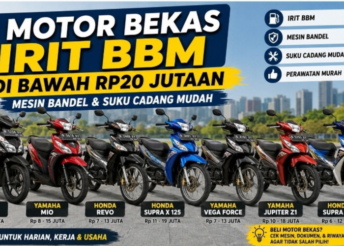 7 Motor Bekas Irit BBM di Bawah Rp20 Jutaan, Mesin Bandel dan Suku Cadang Mudah