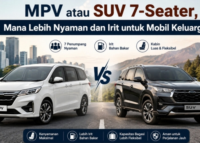 MPV atau SUV 7-Seater, Mana yang Lebih Nyaman dan Irit untuk Mobil Keluarga?