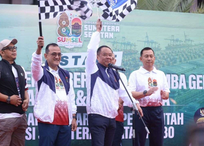 Wagub Sumsel Cik Ujang: HUT ke-80 Sumsel Jadi Momentum Mengenang Perjuangan dan Mendorong Hidup Sehat