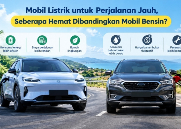 Mobil Listrik untuk Perjalanan Jauh, Seberapa Hemat Dibandingkan Mobil Bensin?