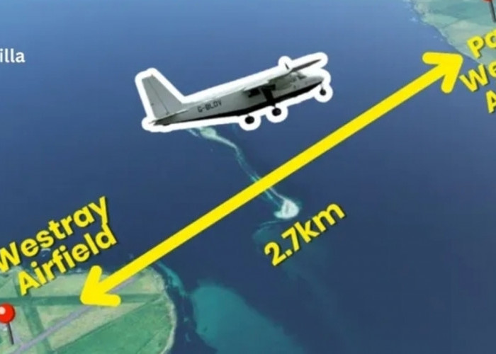 Cuma 53 Detik Terbang! Inilah Penerbangan Komersial Paling Singkat di Dunia