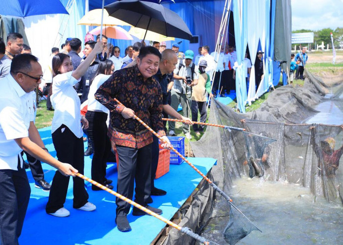 Herman Deru Ajak Jamintel Kejagung RI Nikmati Tradisi Melebung, Lestarikan Kearifan Lokal Ogan Ilir