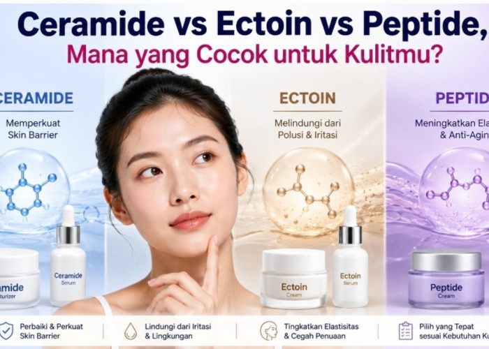 Jangan Salah Pilih! Ceramide vs Ectoin vs Peptide, Mana yang Cocok untuk Kulitmu?