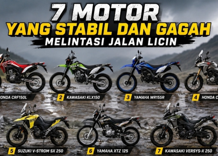 Dari Trail hingga Adventure, Ini 7 Motor yang Stabil dan Gagah Melintasi Jalan Licin