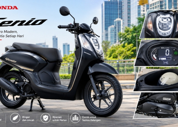 New Honda Genio: Skutik Retro Modern yang Irit BBM, Lincah, dan Nyaman untuk Mobilitas Harian