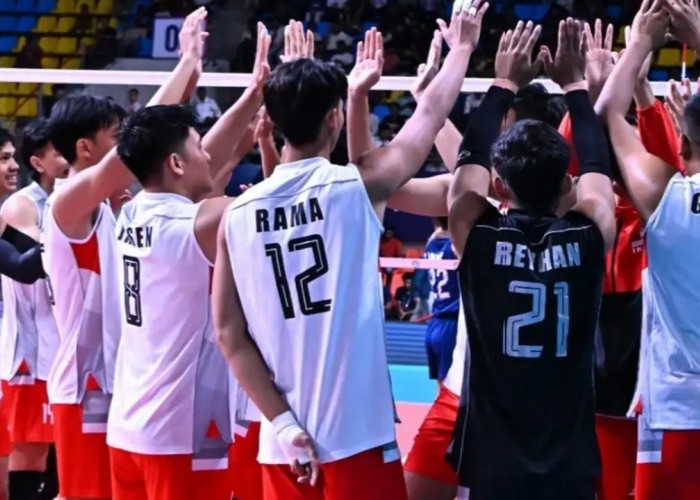 Indonesia Tumbangkan Oman 3-1, Cetak Sejarah Lolos ke Semifinal AVC Men's Volleyball Cup 2026