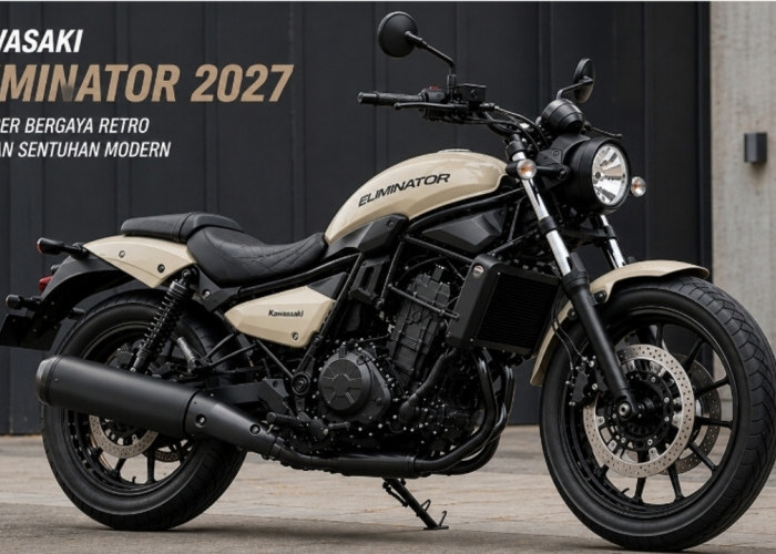 Kawasaki Eliminator 2027 Meluncur, Cruiser Bergaya Retro dengan Sentuhan Modern