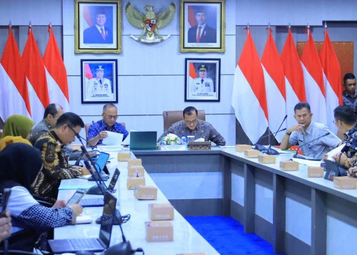 Sekda Pimpin Rapat Finalisasi Program Strategis Nasional di Sumsel