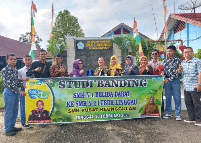 Study Banding SMKN Belida Darat ke SMKN 2 Lubuk Linggau