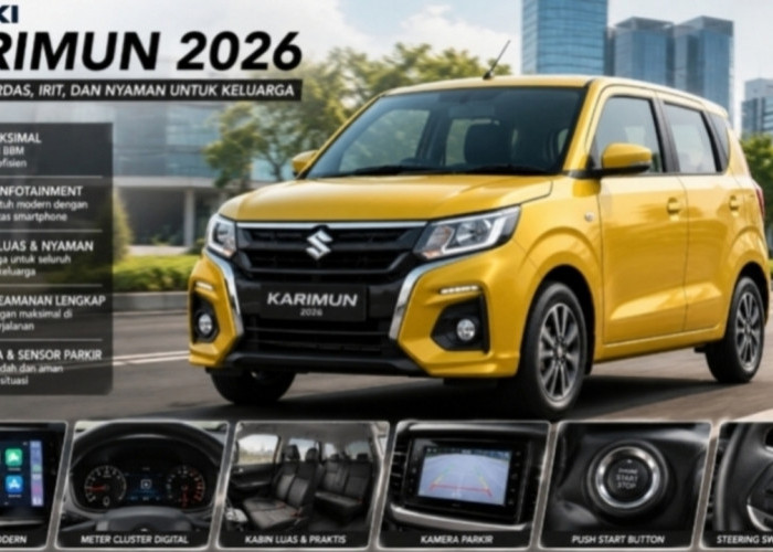 Suzuki Karimun 2026 Makin Kekinian! City Car Irit dengan Kabin Lega dan Fitur Premium