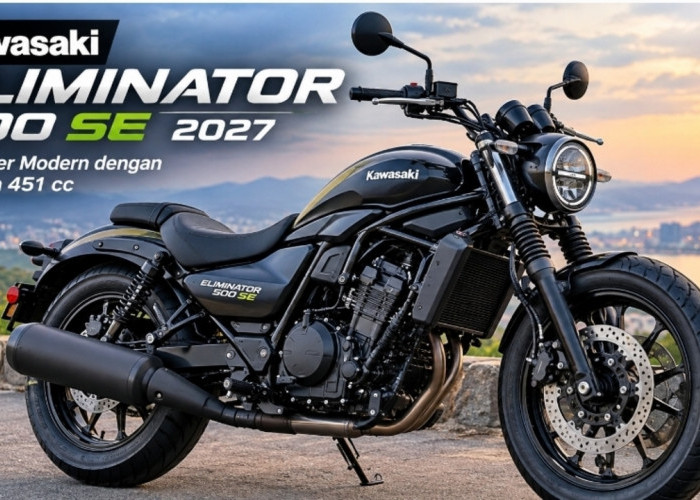 Kawasaki Eliminator 500 SE 2027: Cruiser Modern dengan Mesin 451 cc yang Menggoda
