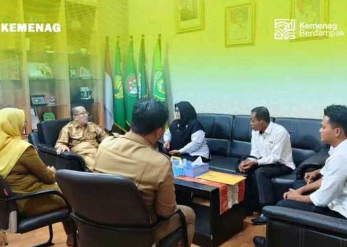 Perkuat Program Ekoteologi, MAN 1 Banyuasin Audiensi dengan DLH