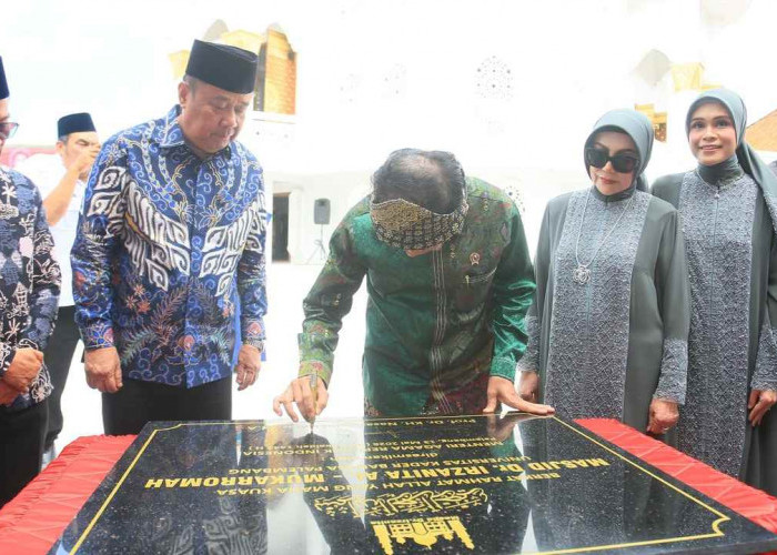 Wagub Sumsel Cik Ujang Resmikan Masjid Irzanita Almukarromah, Dorong Masjid Jadi Pusat Pembinaan Umat