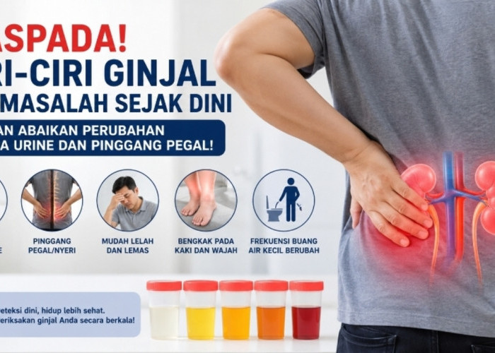 Urine Berubah Warna dan Pinggang Sering Pegal? Bisa Jadi Tanda Gangguan Ginjal