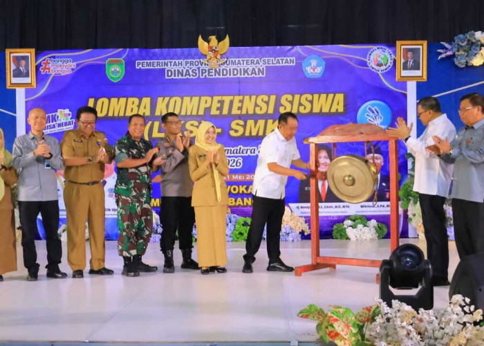 LKS SMK Sumsel 2026, Wagub Sumsel Optimis  Siswa Mampu Bersaing di Tingkat Nasional dan Internasional
