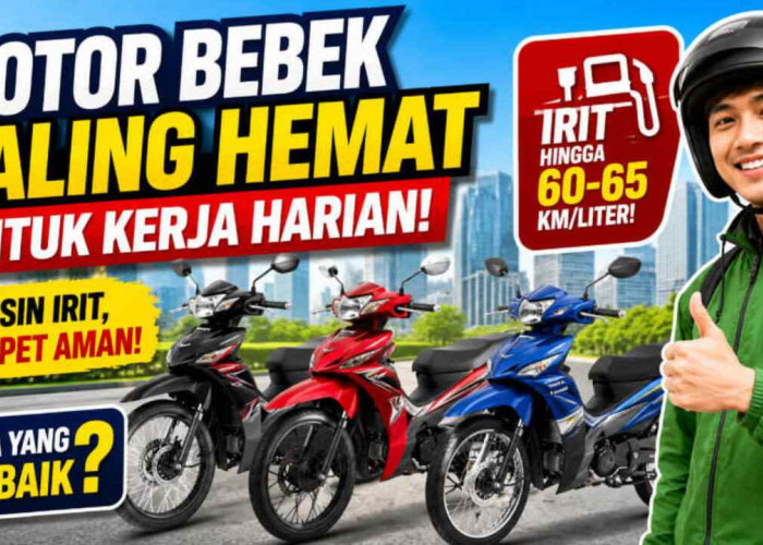Bensin Cuma Rp20 Ribuan Bisa Dipakai Seharian! Ini 7 Motor Bebek Paling Irit untuk Kerja Harian