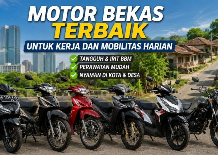 Motor Bekas Terbaik untuk Kerja dan Mobilitas Harian, Siap Melibas Jalan Perkotaan dan Pedesaan