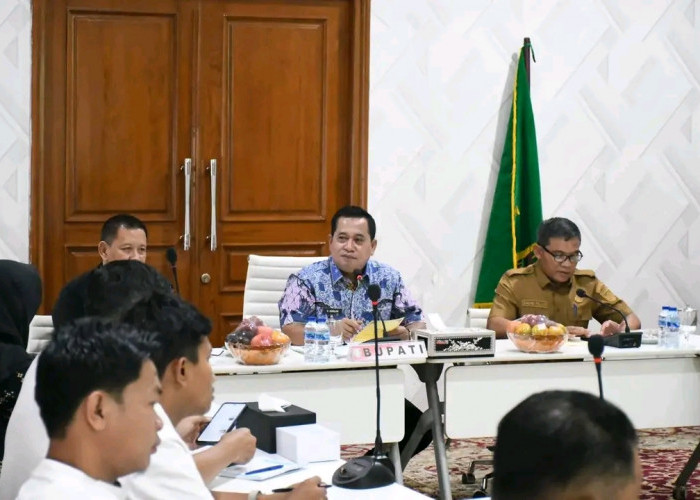 Bupati Banyuasin Sambut Kunjungan Badan Bank Tanah