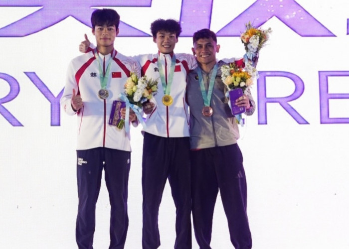 Veddriq Leonardo Sabet Perunggu di Kejuaraan Panjat Tebing Asia 2026, Tiket Asian Games Ikut Diamankan