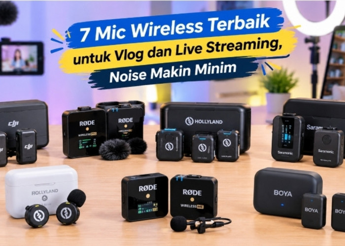 7 Mic Wireless Terbaik untuk Vlog dan Live Streaming, Noise Makin Minim