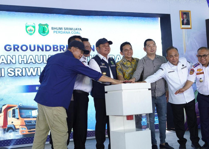 Herman Deru Perkuat Kebijakan Jalan Khusus Batubara, Groundbreaking Hauling 10,46 Km di Muba