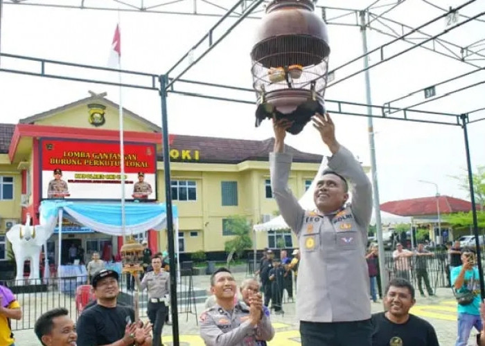 Adu Kualitas Suara, Kapolres OKI Cup Nyalakan Semangat Komunitas Burung Perkutut