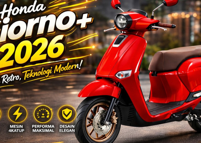 Kupas Tuntas Honda Giorno+ 2026: Spesifikasi, Fitur Modern, dan Konsumsi BBM-nya