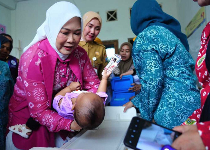 Ketua TP PKK Sumsel Ajak Ibu Rutin Bawa Balita ke Posyandu