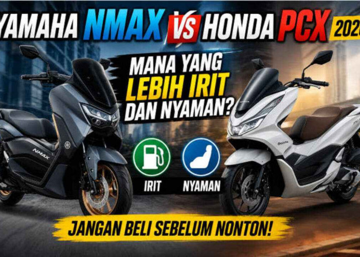 Bingung Pilih NMAX atau PCX 2026? Ini Perbandingan Irit BBM dan Kenyamanannya
