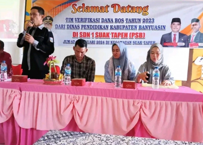 Disdikbud Banyuasin Laksanakan Rekonsiliasi LPJ Dana BOS di Kecamatan Suak Tapeh