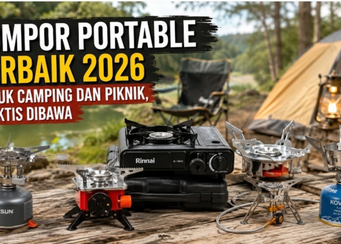 7 Kompor Portable Terbaik 2026 untuk Camping dan Piknik, Praktis Dibawa