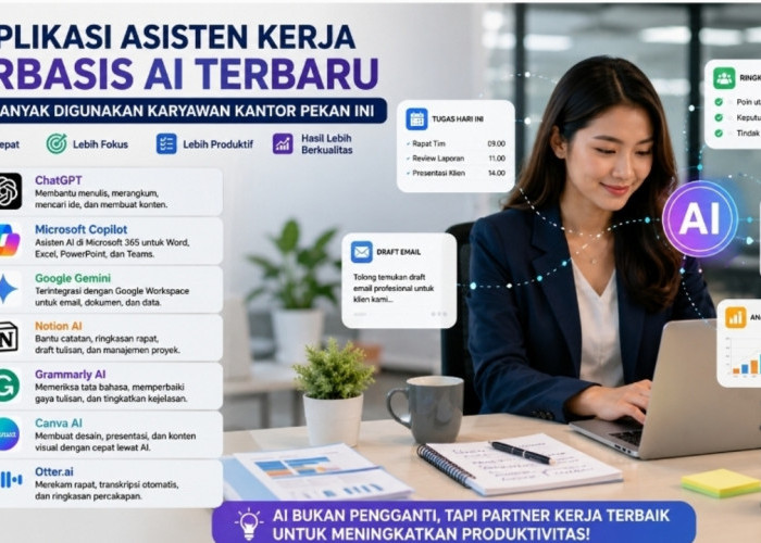 Produktivitas Naik! Ini 7 Aplikasi AI Terbaru yang Sedang Populer di Kalangan Karyawan Kantor