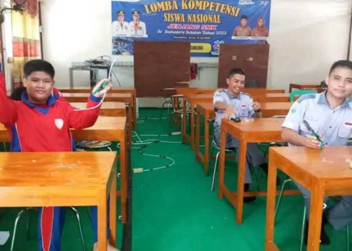 SMK Negeri 1 Suak Tapeh Banyuasin Tuan Rumah LKS INC Tingkat Provinsi Sumatera Selatan