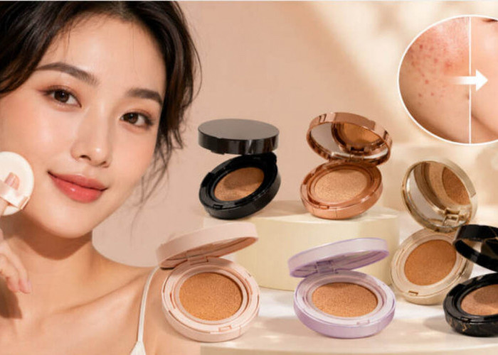 Cushion Full Coverage Terbaik 2026! Bekas Jerawat dan Noda Hitam Auto Tersamarkan, Wajah Langsung Flawless