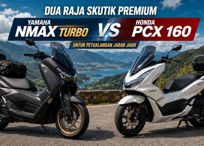 Dua Raja Skutik Premium, Yamaha NMAX Turbo vs Honda PCX 160 untuk Petualangan Jarak Jauh