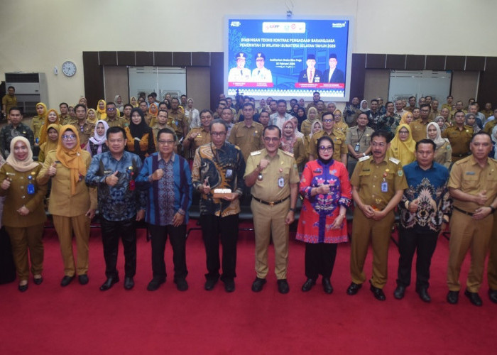 Sekda Sumsel Buka Bimtek Manajemen Kontrak PBJ