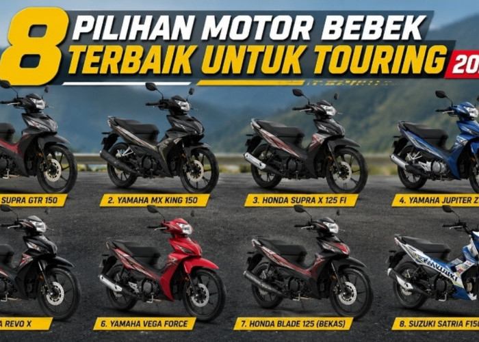 Anti Boncos dan Anti Pegal, Ini Pilihan Motor Bebek Terbaik untuk Touring 2026