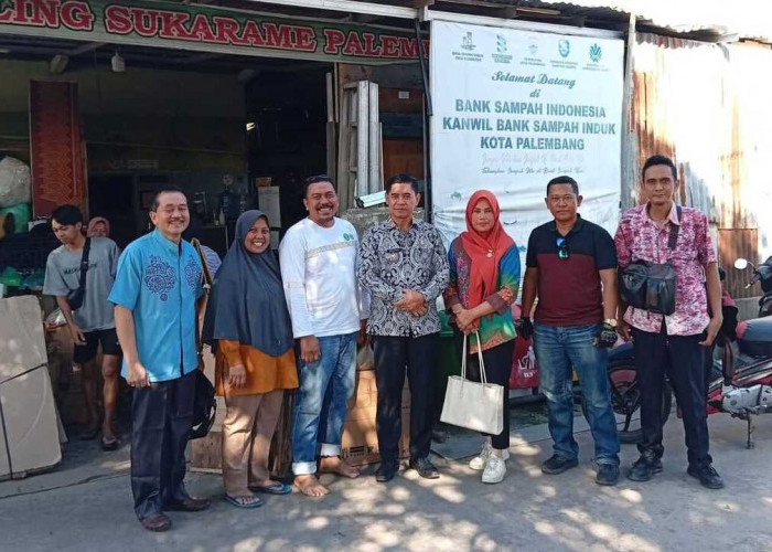 Talang Kelapa Perkuat Kolaborasi Lingkungan, Camat Salinan Audiensi Bersama Direktur Bank Sampah Indonesia