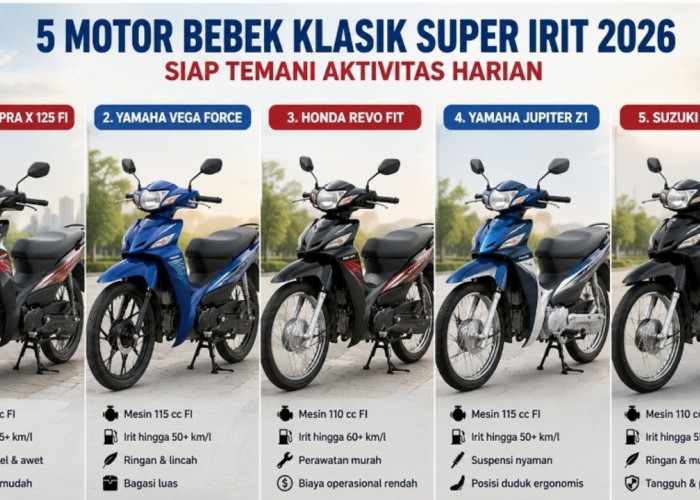 Motor Bebek Terbaik 2026 Bergaya Klasik, Bandel, Irit, dan Tetap Stylish