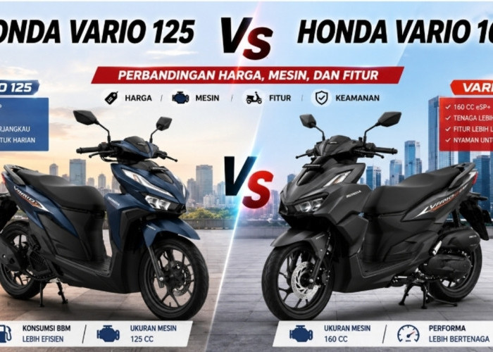 Honda Vario 125 atau Vario 160? Ini Perbandingan Harga, Mesin, dan Fiturnya