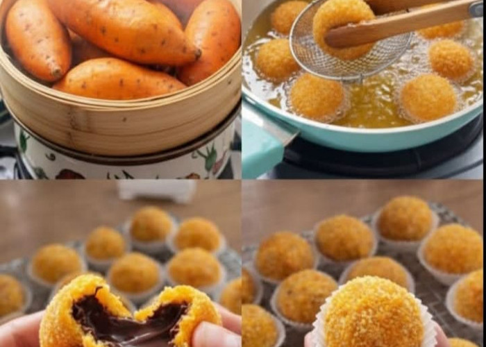 Bola Ubi Coklat Lumer Jadi Camilan Favorit Jelang Lebaran, Tradisional Rasa Kekinian